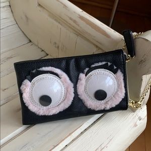 Betsey Johnson Googly Moogly Zipper bag